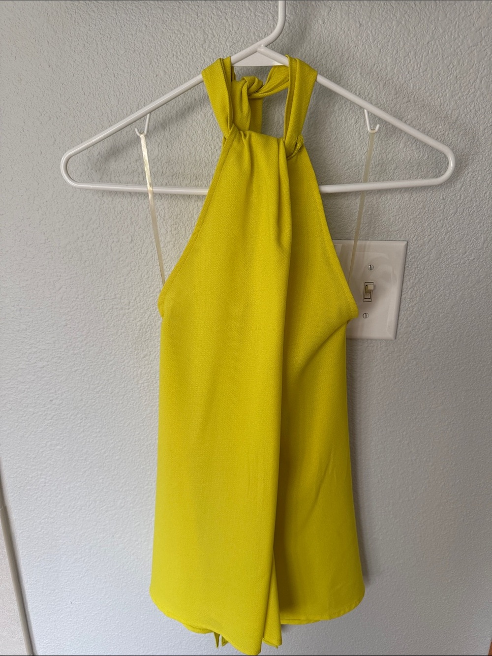 TCEC Bright Yellow Halter Top